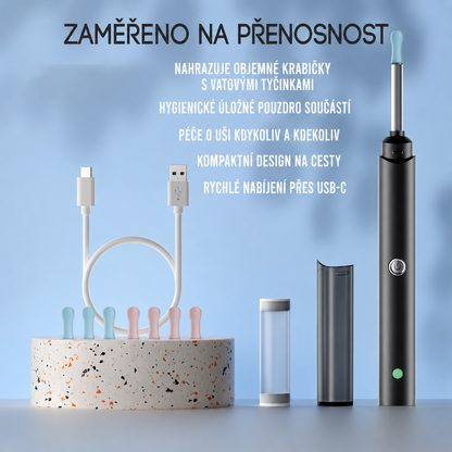 EarGlow: Čistič ušního mazu s kamerou