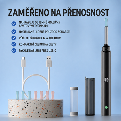 EarGlow: Čistič ušního mazu s kamerou
